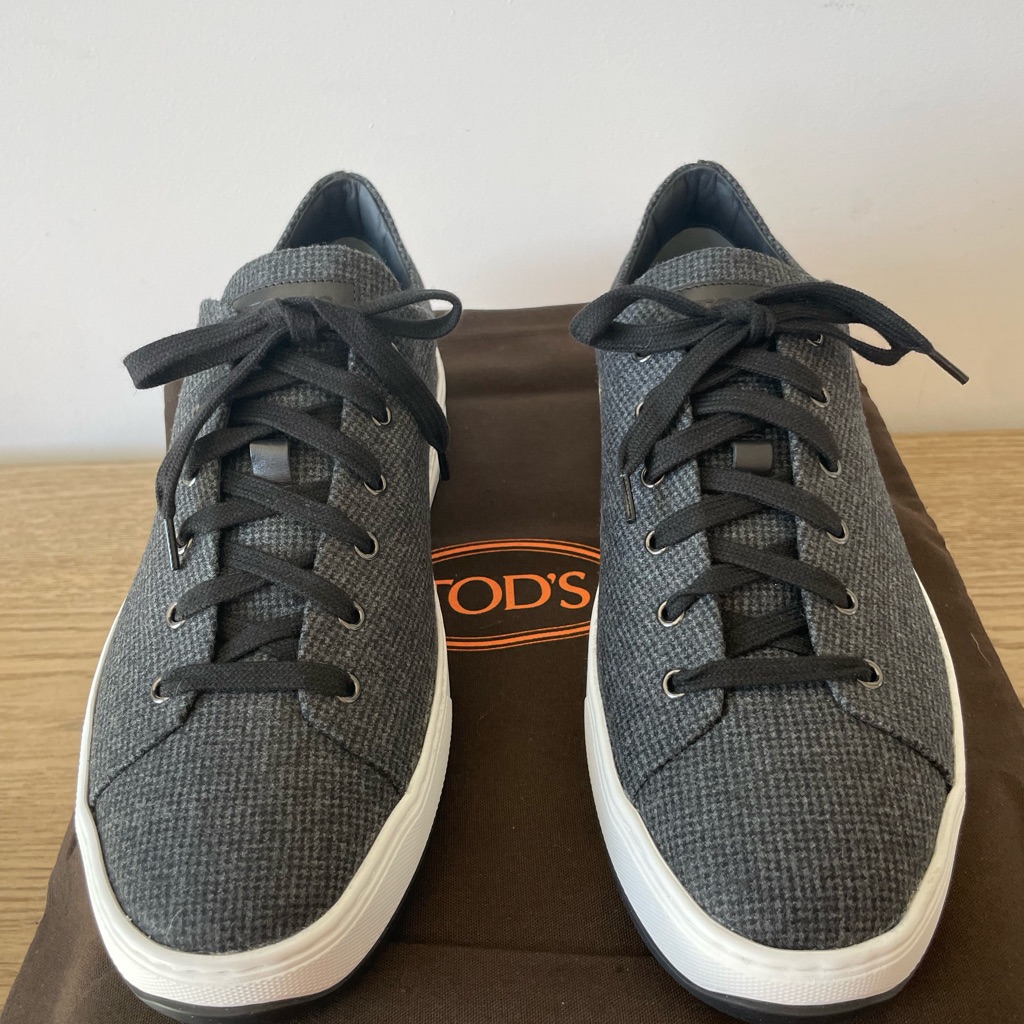 Tod’s Shoes, Size 8 1/2, Grey, Never Worn